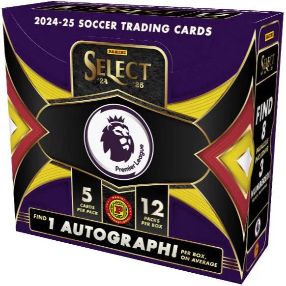 2024-25 Panini Select Soccer EPL International Hobby Box