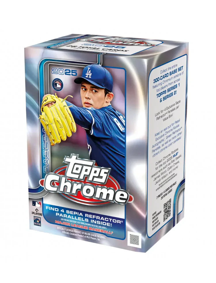 2025 Topps Chrome Baseball Value Box
