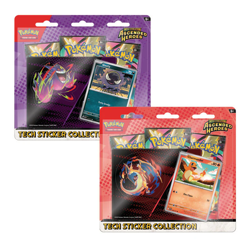 Pokémon Ascended Heroes Tech Sticker Collection - Charmander Promo - PRE-ORDER WAVE 2