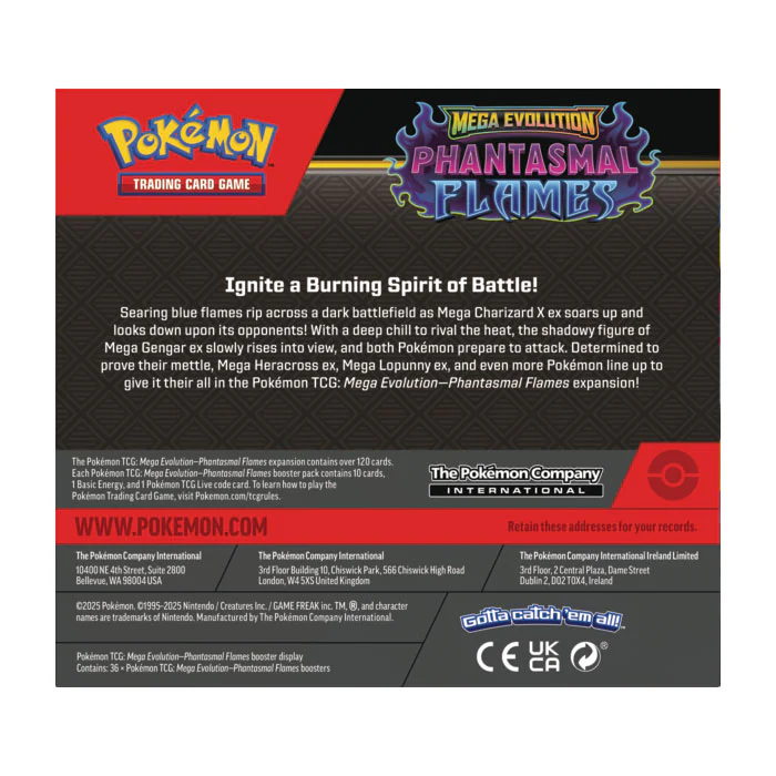 Pokemon Phantasmal Flames Booster Display ME02 - Image 2