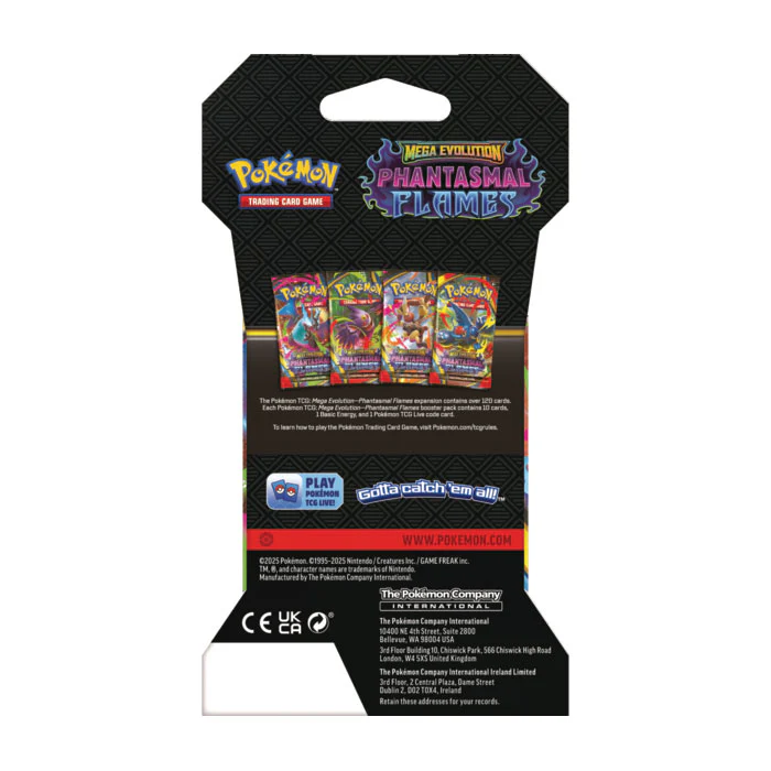 Pokemon Phantasmal Flames Blister Pack ME02 - Image 2